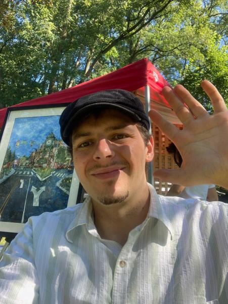 Me at 'Art in the Park'